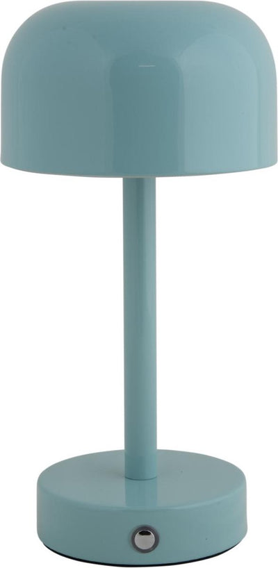 Leitmotiv lampe de table james led - bleu - 12,5x12,5x24,5cm - scandinave