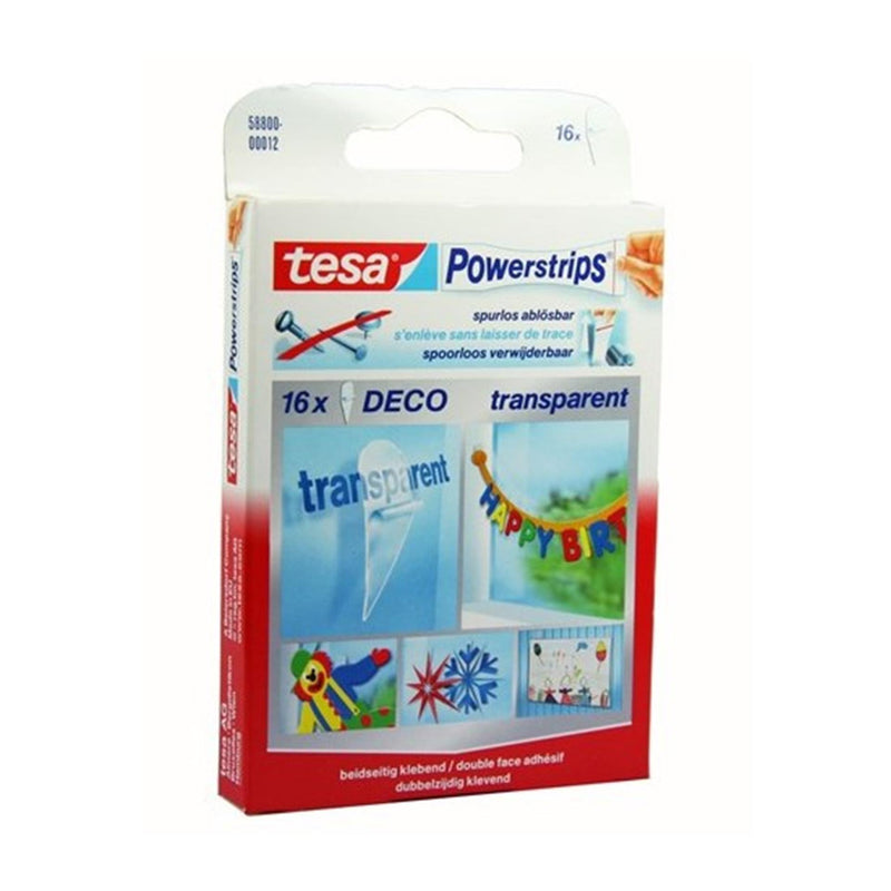 Multiprises déco Tesa transparentes