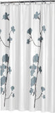 Orchidée en peau de phoque - rideau de douche - 180x200 cm - polyester - bleu