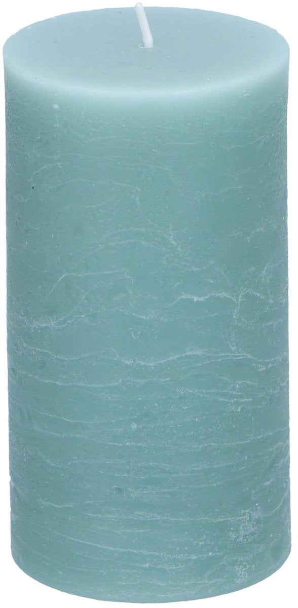 Bougie pilier Arti casa ø7 x 13 cm - 46 heures de combustion - vert menthe