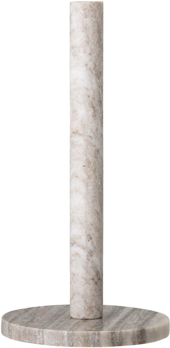 Bloomingville - porte-rouleau de cuisine emy - beige - marbre