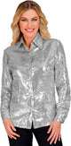 Chemisier à sequins Widmann argent brillant femme