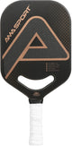 Pagaie de pickleball Ama sport pp001-3kb bleu – carbone 3k – noyau 20 mm – contrôle de rotation maximum –