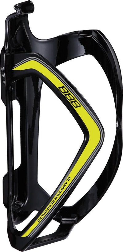 Bbb porte-bidon vélo de course, VTT - composite - porte-bidon noir jaune - flexcage bbc-36