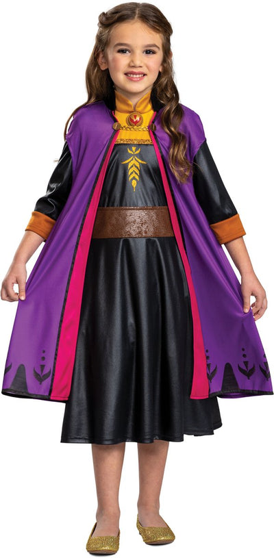 Déguisement Disney - La Reine des Neiges 2, Anna en voyage classique, taille M (7-8 ans), filles