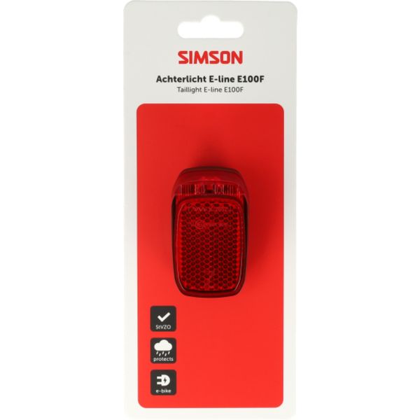Feu arrière Simson aurora e-line e100f