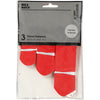 Pompon en papier Creativ company, d 20+24+30 cm, 16 g, rouge, 3 pièces 1 boîte