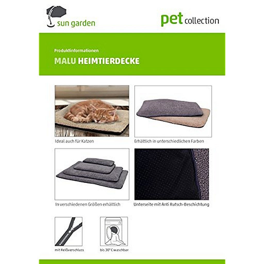 Sun Garden Sun Garden Robe de chien Malu 120x80x5cm beige
