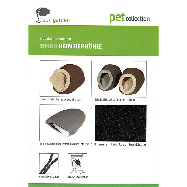Sun Garden Sun Garden Pets Hol 45x40x32cm anthracite Grey