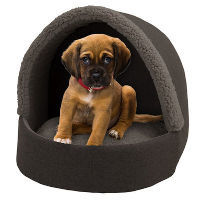 Jardin solaire jardin soleil filou chien de luxe et lit de chat 42x45x41cm gris