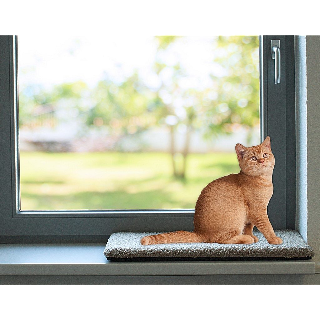 Sun garden fenja coussin de rebord de fenêtre orthopédique 60x25x4cm gris