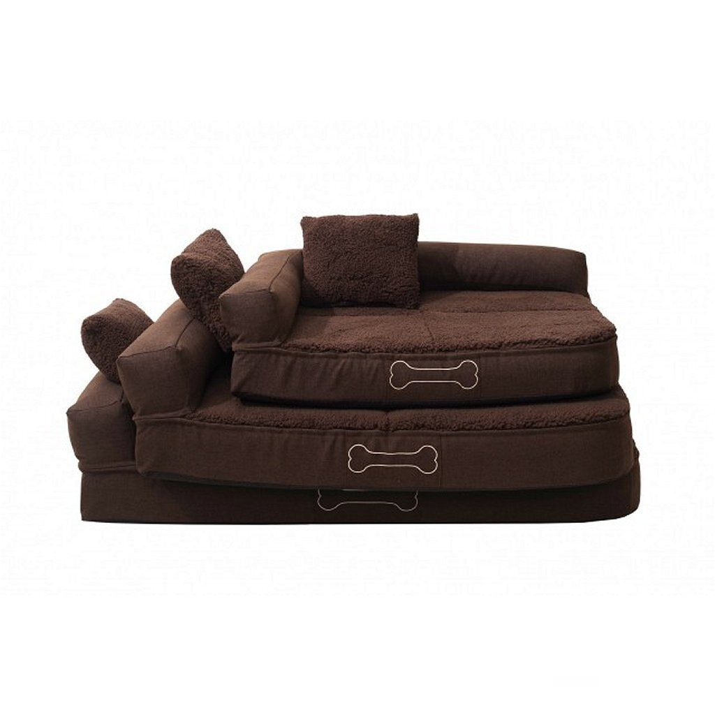 Sun Garden Sun Garden Pallina Orthopedic Dog Cushion 80x60x25 cm brun