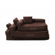 Sun Garden Sun Garden Pallina Orthopedic Dog Cushion 80x60x25 cm brun