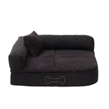 Sun Garden Sun Garden Pallina orthopédique chien coussin 80x60x25 cm anthracite - afbeelding 2