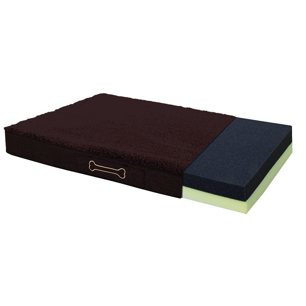 Sun Garden Sun Garden Buddy Orthopedic Dog Cushion 79x60x8cm Dark Brown