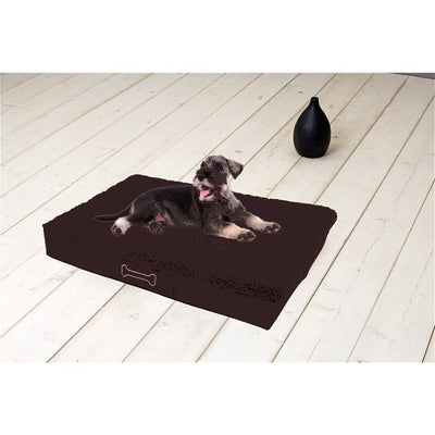 Sun Garden Sun Garden Buddy Orthopedic Dog Cushion 79x60x8cm Dark Brown
