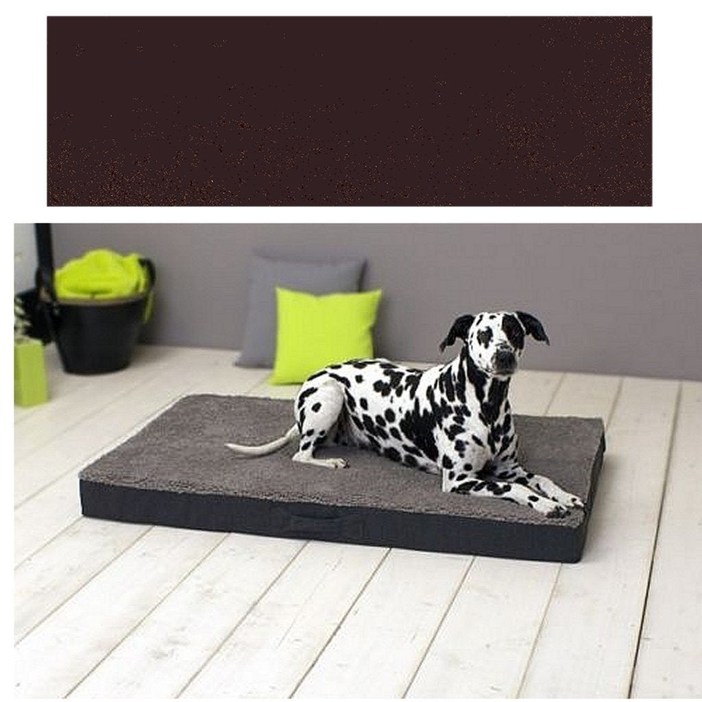 Sun Garden Sun Garden Buddy Orthopedic Dog Cushion 140x100x10 cm brun foncé