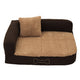 Sun Garden Sun Garden Pallina orthopédique Coussin de chien 80x60x25 cm beige brun