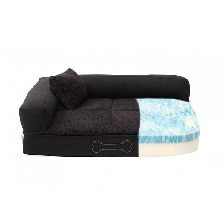 Sun Garden Sun Garden Pallina Coussin de chien orthopédique 100x80x27 cm beige brun