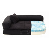 Sun Garden Sun Garden Pallina Coussin de chien orthopédique 120x80x27cm Gris anthracite - afbeelding 4
