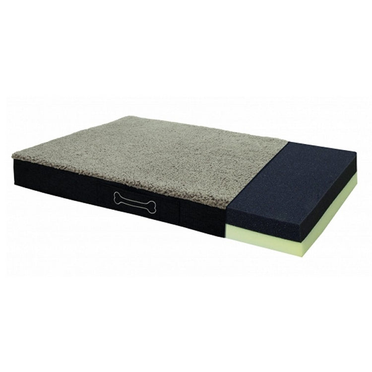 Sun Garden Sun Garden Buddy Orthopedic Dog Cushion 72x50x8cm Gris clair Meled