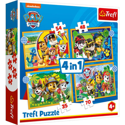 Trefl Trefl 4in1 Puzzle 35-70 pièces