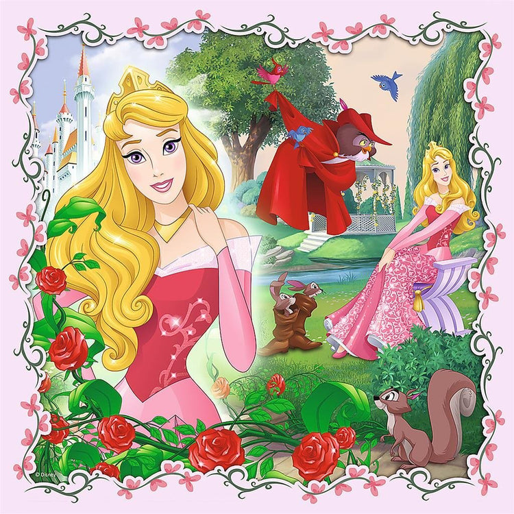 Trefl Trefl 3in1 Puzzle Princess 20-50 pièces