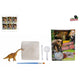 Dinoworld Fossile Talons Puzzle avec une figure de dinosaure supplémentaire