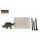 Puzzle à découper fossile Dinoworld avec dinosaure