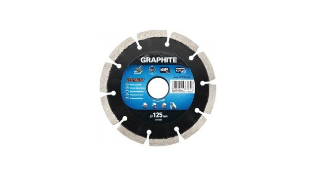 Graphite Graphite Diamant Disc 115x22x8.0x2.2 mm MPA lasé EN13236