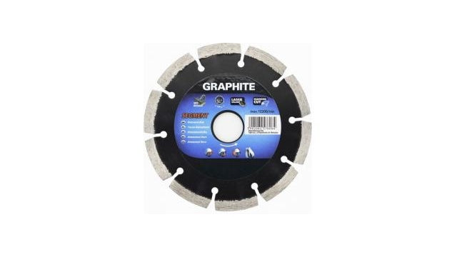 Graphite Disque diamant graphite 230x22x8.0x2,5 mm MPA lasé EN13236