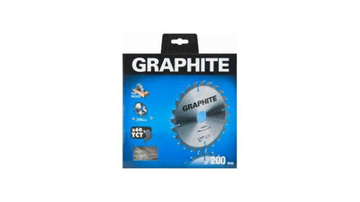 Graphite Graphite Circular Saw Blade pour bois 160 mm Trou d'arbre 30 mm dents 18 Épaisseur 2,8 Vullings 16 20 25 TCT