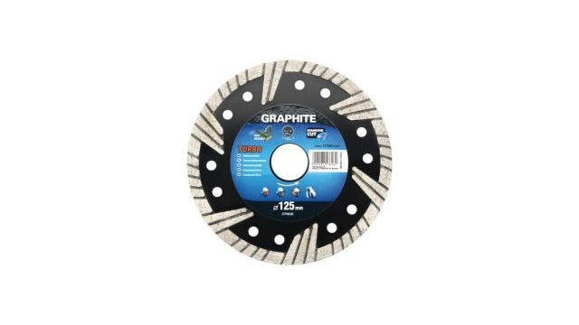 Graphite Graphite Diamond Disc 200x22x6.0x1.6mm Turbo MPA EN13236