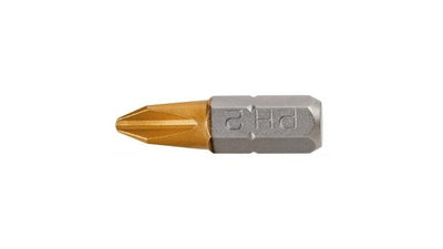 Graphite graphite bit ph2 25 mm s2 tin 2 sur une ampoule