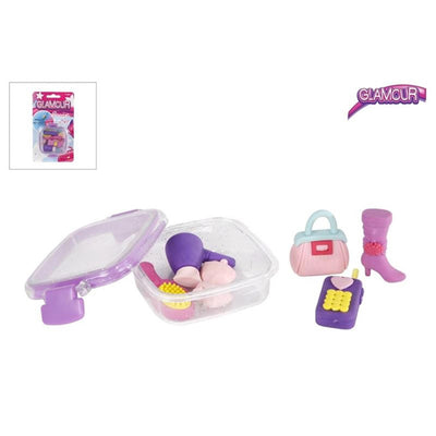 Gommes Glamour Girls 8 pièces