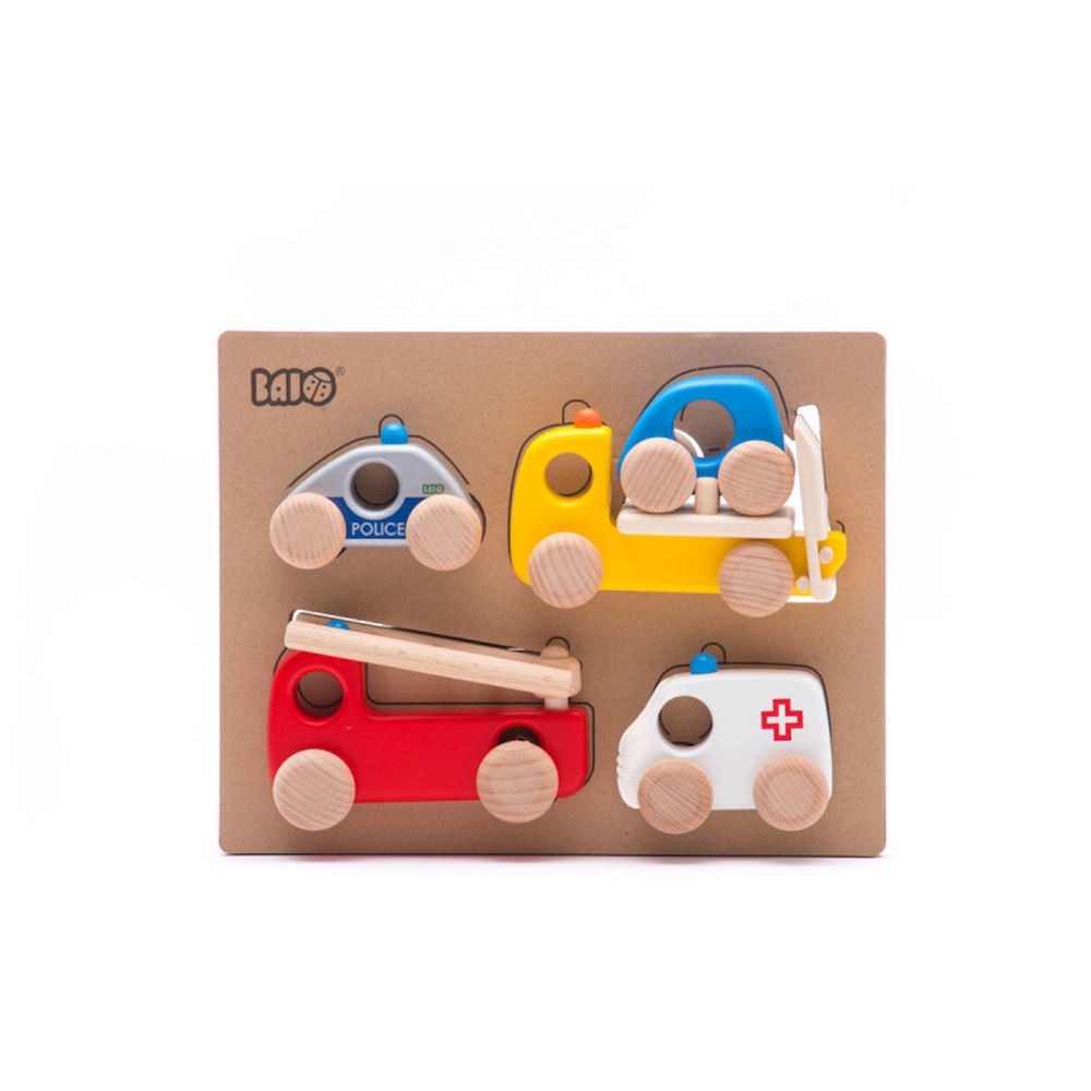 Bajo wooden emergency vehicles. 4