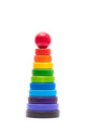 Pyramide empilable en bois Bajo grande. 10 parties