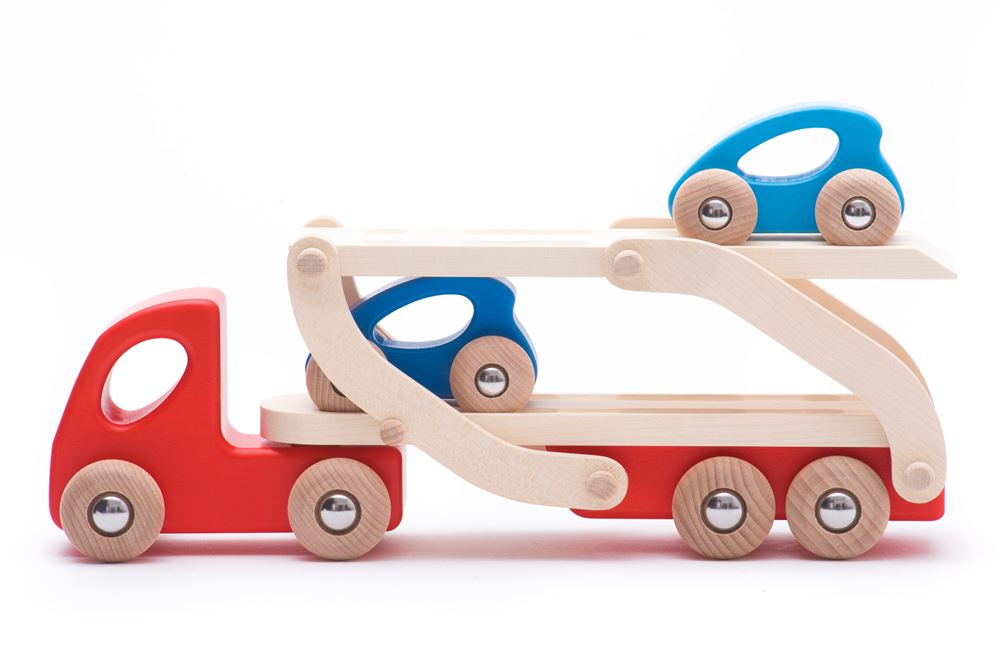 Transporteur de voitures en bois Bajo