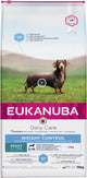 Eukanuba adulte petite race moyenne contrôle du poids - nourriture pour chien - poulet 2,3 kg