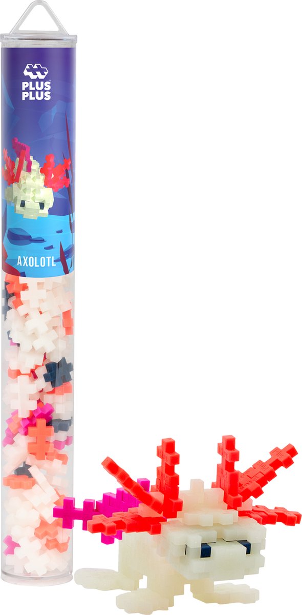 Plus plus tube axolotl plus-plus : 100 pièces (4310)