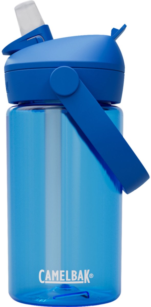 Camelbak Thrive Flip Straw Gourde Enfants - 400 ml - avec Paille - Bouteille d'eau - Bleu (true Blue)