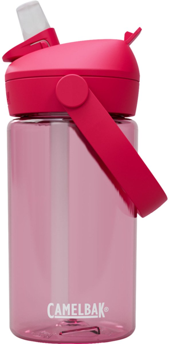 Camelbak thrive flip paille gourde enfants - 400 ml - avec paille - gourde - rose (pamplemousse)