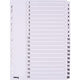 Onglets mylar office depot carton a4 170g blanc 1-20 11 trous