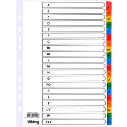 Onglets alphabétiques a-z carton a4 11 trous 20 pièces