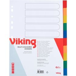 Onglets office depot pp a4 120microns assortis 10 pièces 11 trous