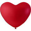 Ballons Creativ company, coeur, rouge, 8 pièces 1 boîte