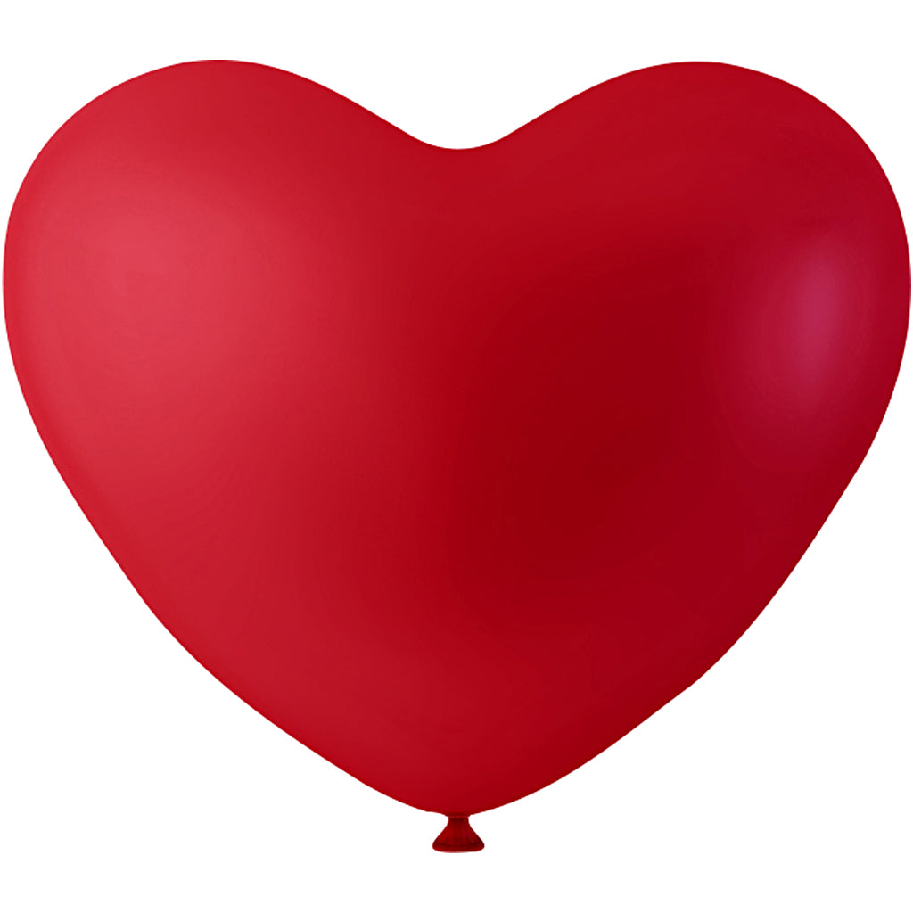 Ballons Creativ company, coeur, rouge, 8 pièces 1 boîte
