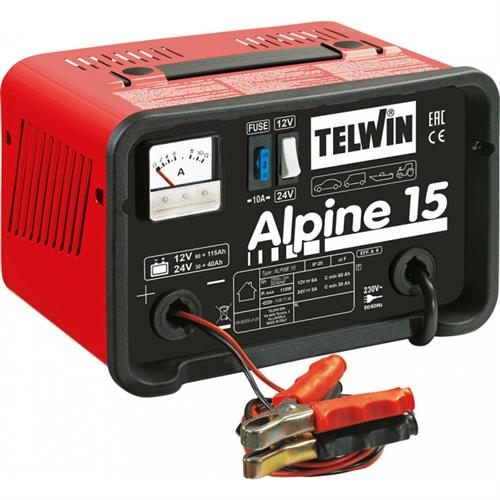 Chargeur de batterie Telwin alpin 15 12-24v