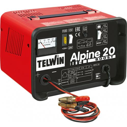 Chargeur de batterie Telwin alpin 20 boost 12-24v