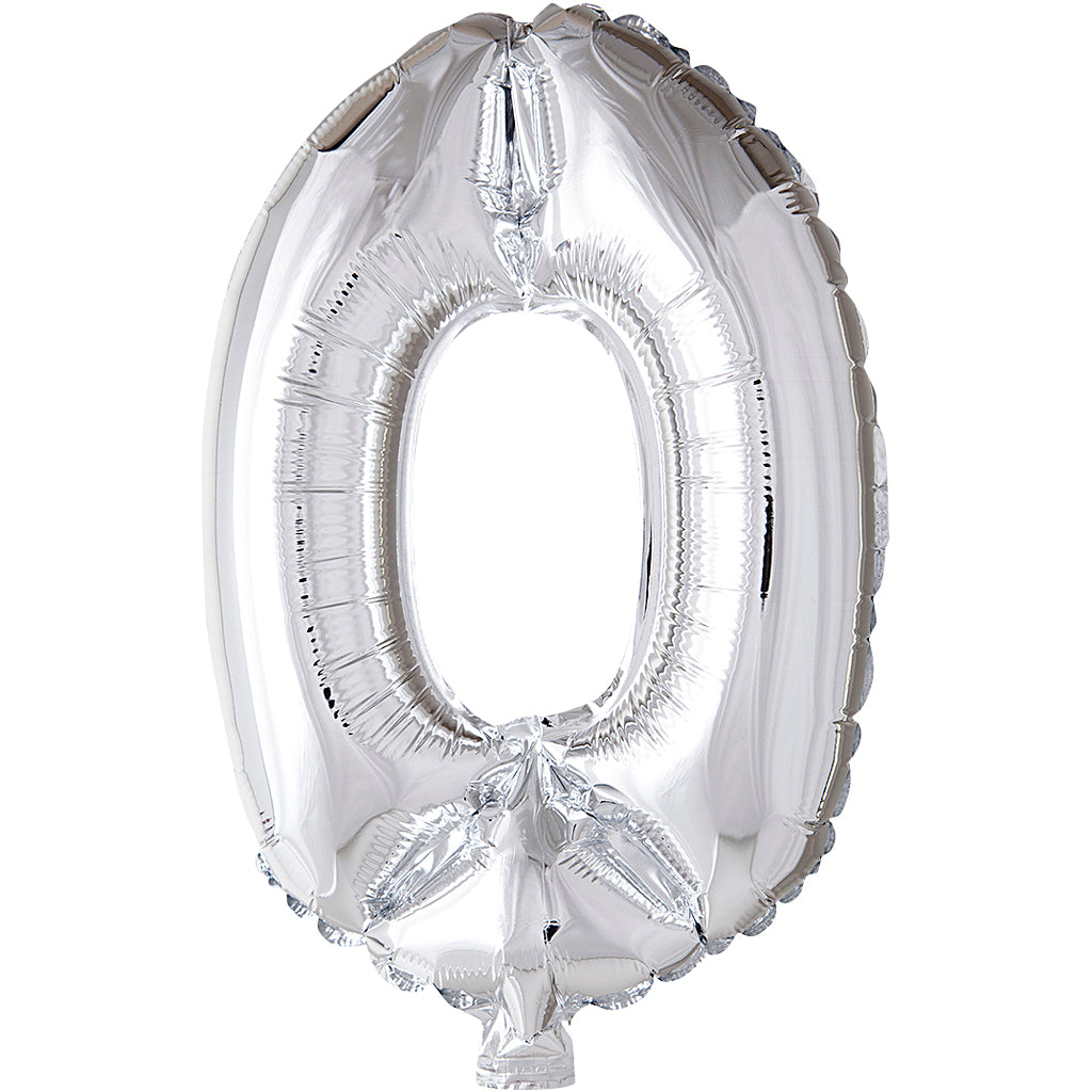 Ballon en aluminium Creativ company, 0, h : 41 cm, argent, 1 pièce